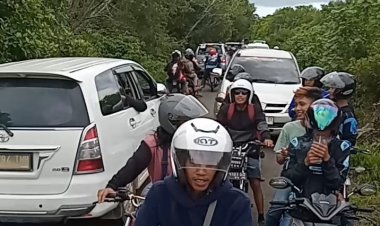 Tahun Baru Di Bugam Raya, Sensasi Macetnya Seperti Di Jakarta