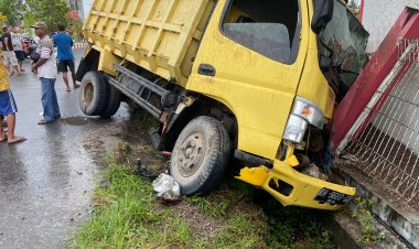 Kronologi Kecelakaan Sepeda Listrik Yang Dikendarai Anak-anak Terlindas Unit Dump Truk