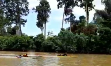 Kecelakan Perahu Cepat di Kalimantan Tengah