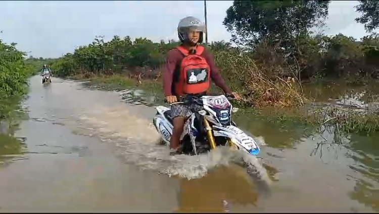 Desa Kondang Kembali Terisolir Karena Banjir