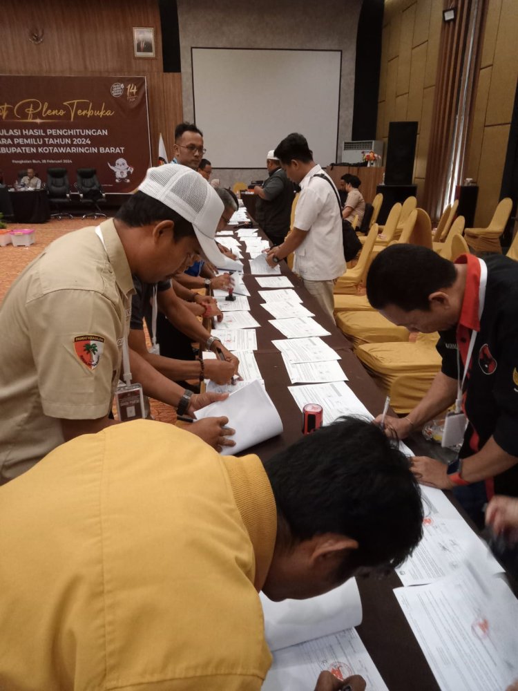 Perolehan Suara Parpol Dapil 2 Kotawaringin Barat