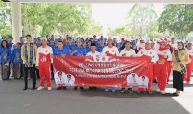 Pelepasan Kontingen Kobar Untuk Beraksi Di Festival Budaya Isen Mulang 2024
