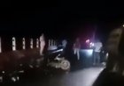 Kecelakaan Tragis Sepeda Motor Menabrak Truk Rusak Dijalan Layang Kotawaringin